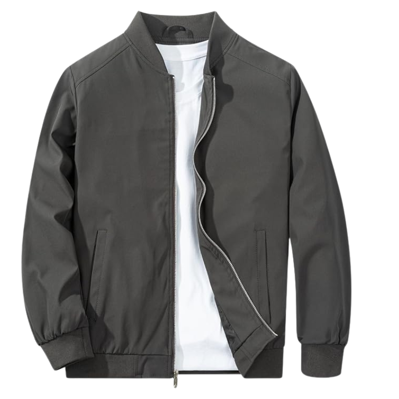 Chaqueta bomber ligera para hombre - Cortavientos elegante en tejido transpirable - Ideal para primavera y otoño